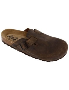 450 - Memory foam slipper with cork bottom - 100% natural cork - Leather Moor's Head