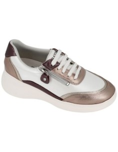 S4721 - Sabatini leather shoe with removable footbed - Omega/Perlato Turtledove