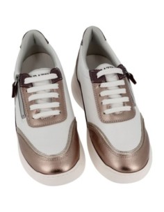 S4721 - Scarpa in pelle con plantare estraibile - Omega/Perlato Tortora 2