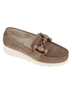 S3113 - Soft, lightweight, flexible Sabatini loafer - Nabuk Rope