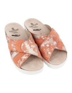 S1057 - Ciabatta comoda e leggera con plantare estraibile - Marte/Camoscio Arancio 2