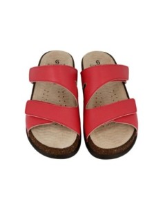 S1834 - Sabatini leather slipper with a contemporary and modern design - Koala Red 2