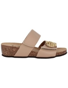 S6052 - Jewel sandal with memory sole - Nappa Beige 2