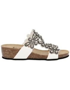 S6053 - Jewel sandal with memory sole - Butterfly Silver 2