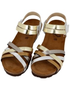 4008 - Light and colorful woman sandal - Laminado Mix A 2
