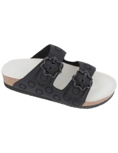 S2120 - Ciabatta leggera in tessuto morbido e piacevole al tatto - Pixel Nero