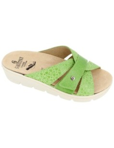 S1061 - Ciabatta con plantare estraibile - Cuore/Naplack Pistachio