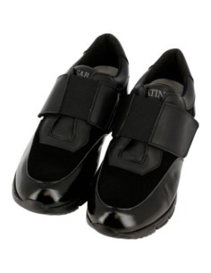 S9181 - Casual Comfort Shoe, Comfortable, Modern and Versatile - Naplack/Camoscio Black 2