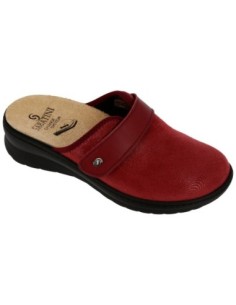 S3500 - Ciabatta Sabatini in morbido tessuto elasticizzato  - Soft/Acerelast Rubino