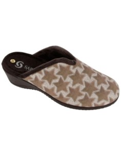 S4174 - Soft and warm women's slippers -  Dove Grey